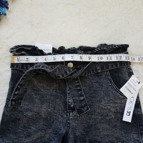 JOE'S JEANS Girls' Gia Regular Fit Belted Denim Shorts - Picture 4 of 9